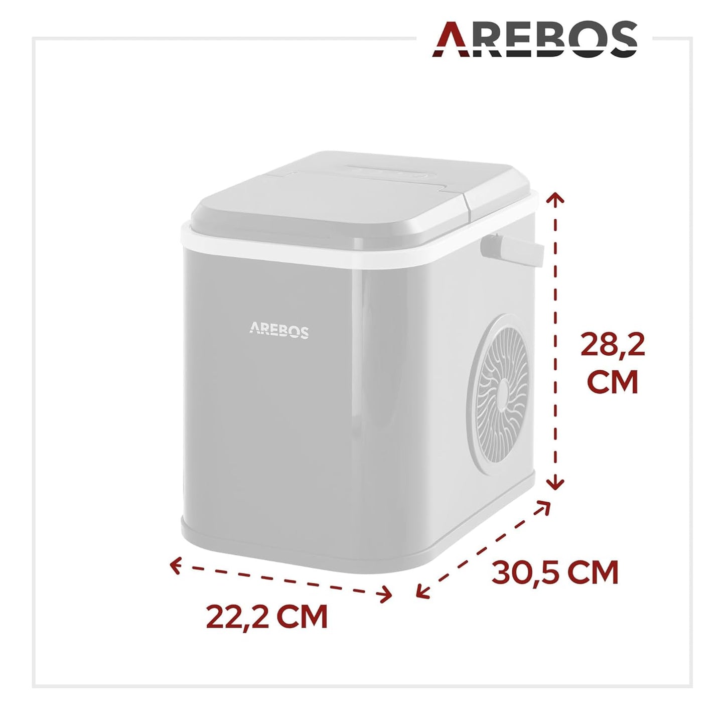 AR-HE-EM11B Eiswürfelmaschine