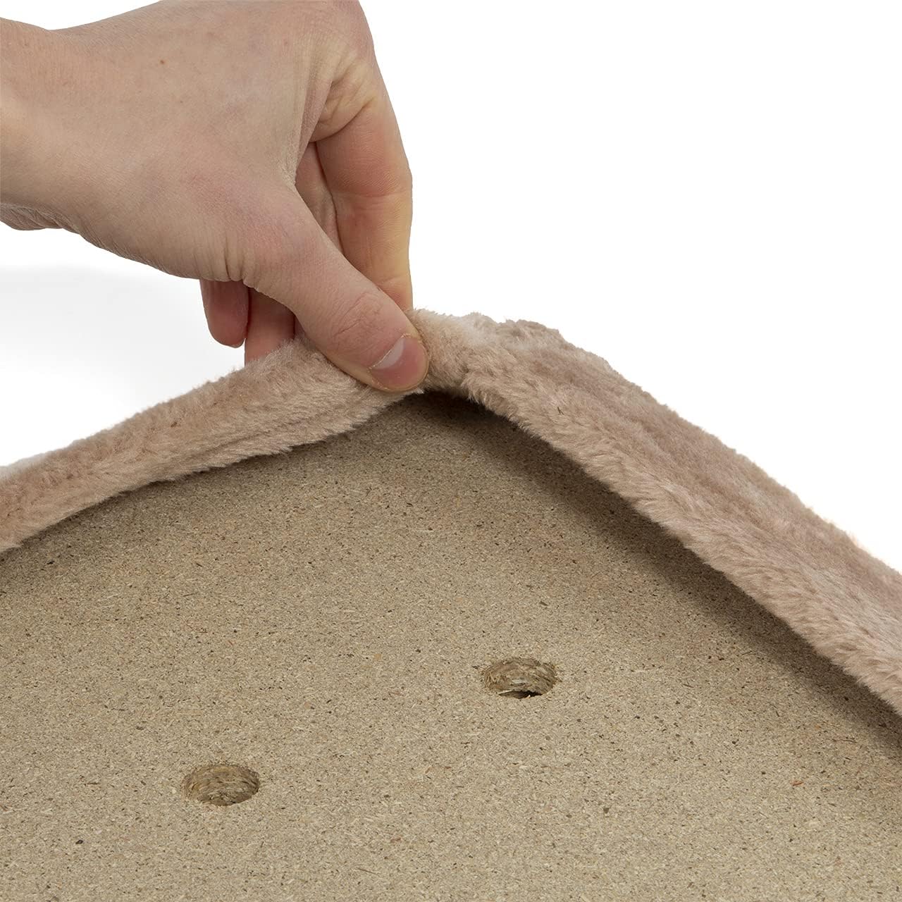 Waschbare Fensterliege für Katzen, Snuggly Place, Beige 75 x 35 x 2 cm
