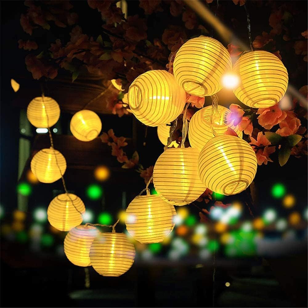 LED Laternen-Lichterkette mit 20 Laternen, 5m