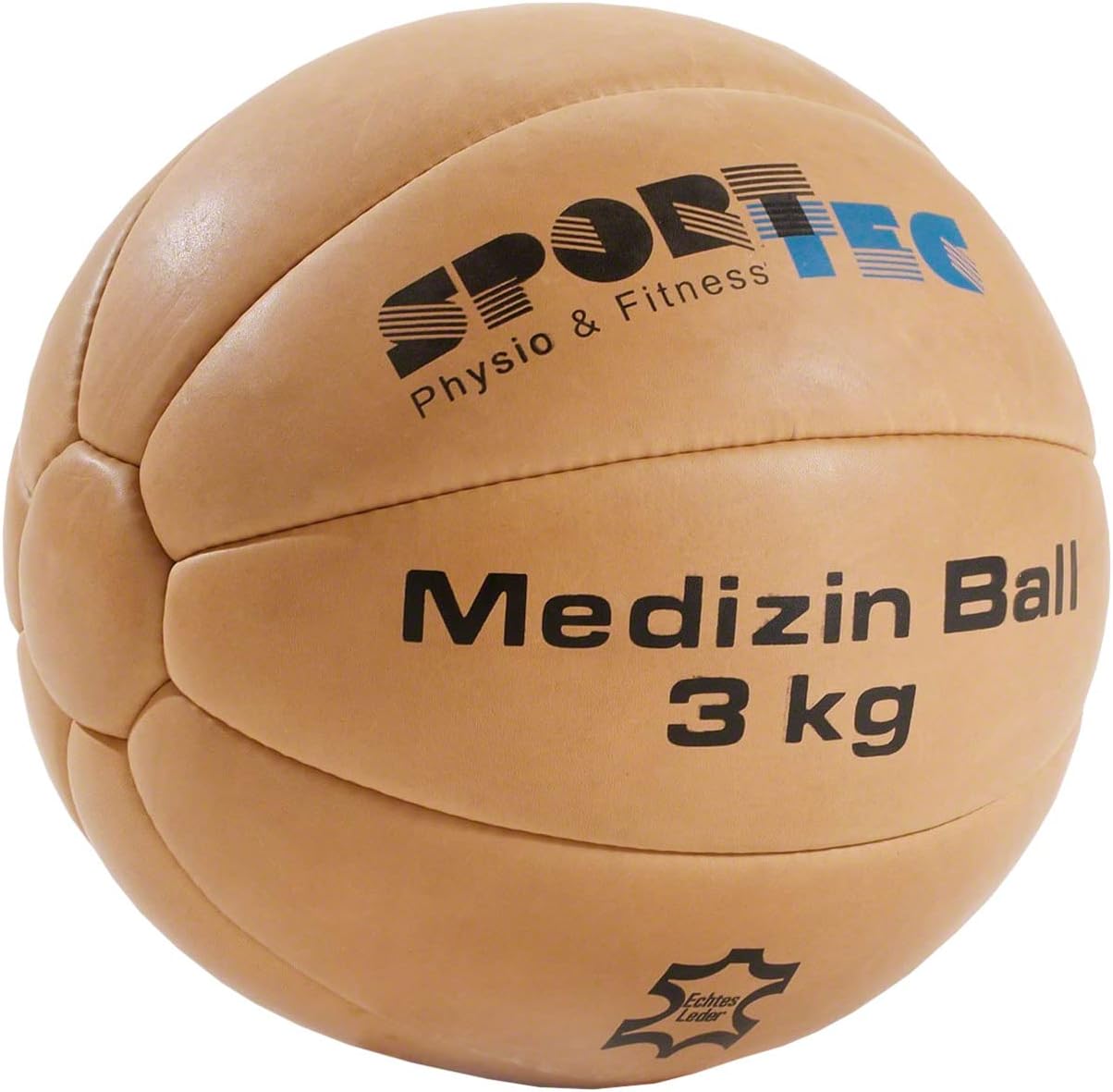 Medizinball aus Leder 3 kg, 3.0 Kilogramm