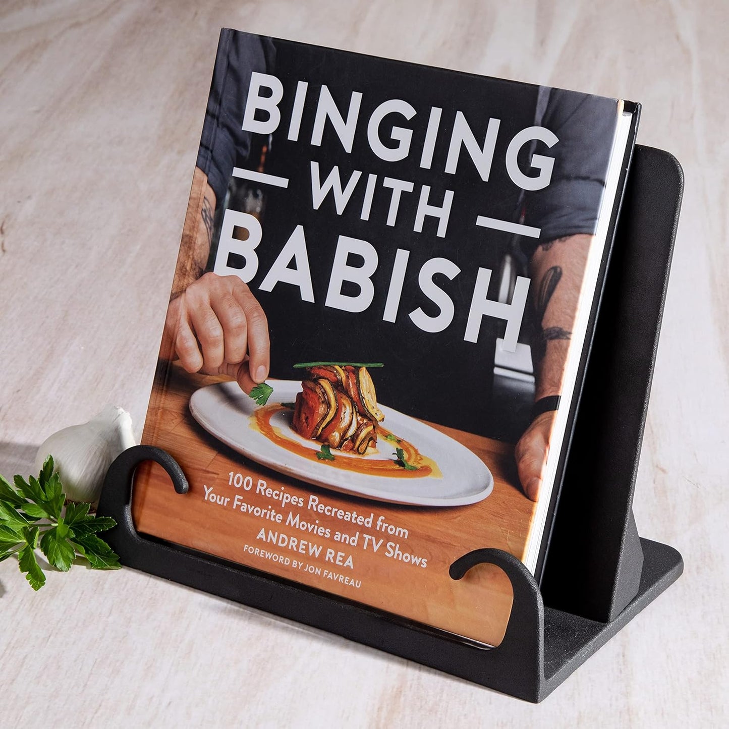 Kochbuchhalter aus Gusseisen, Gusseisen Cookbook Holder Gusseisen