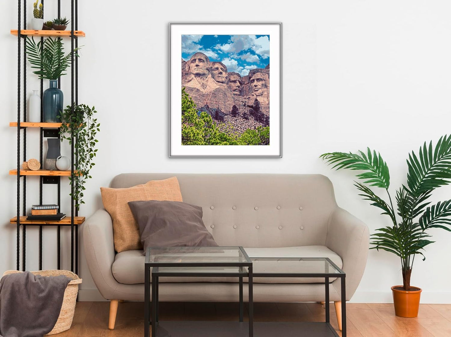 Malen nach Zahlen Mount Rushmore