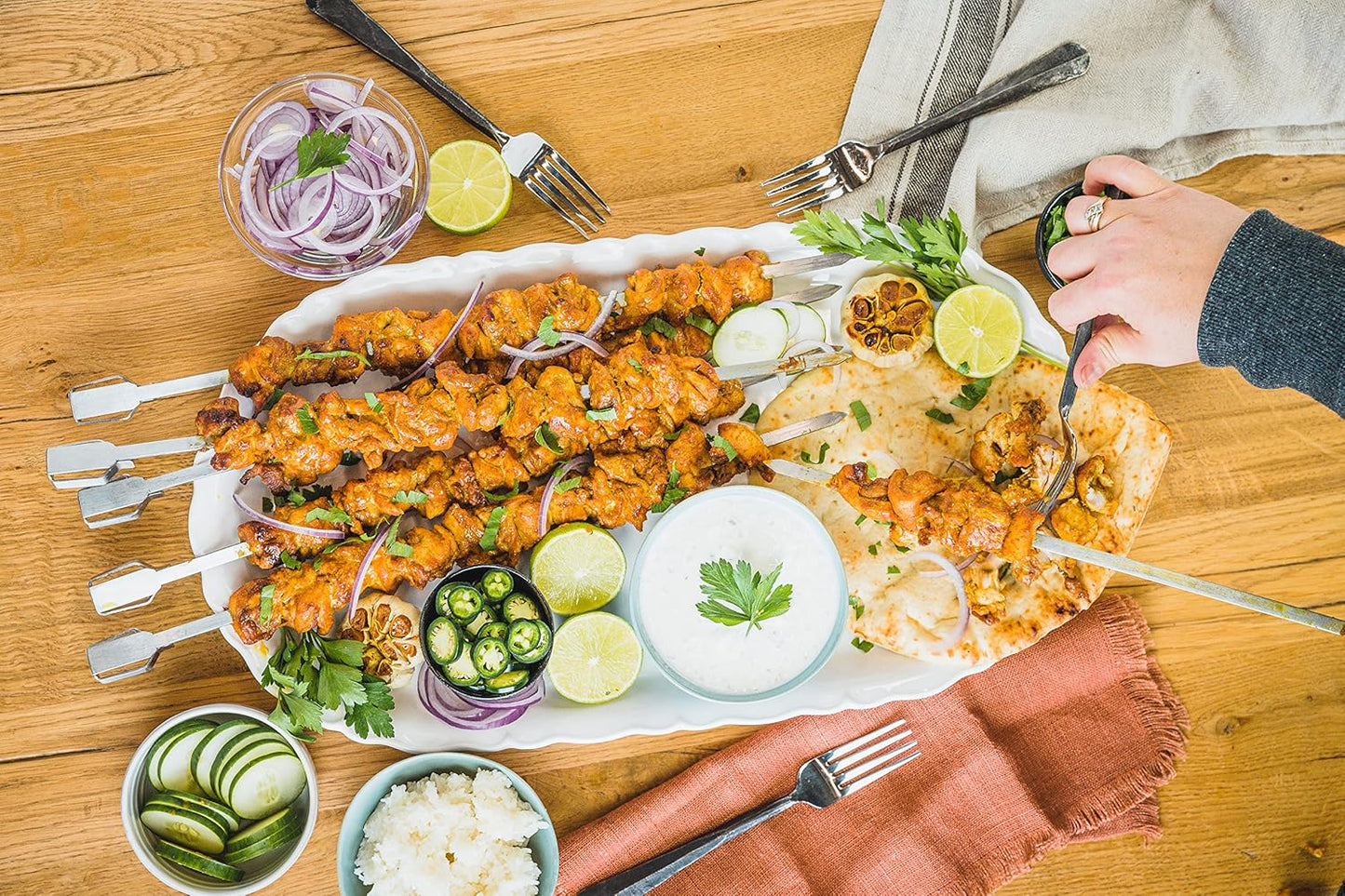 64008 Rotisserie Schaschlikspiesse-Set