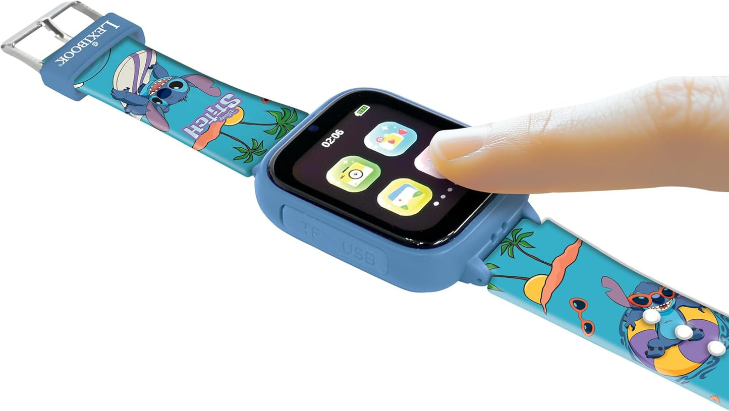 Stitch-Farbdisplay-Uhr mit Kamera, Disney Stitch
