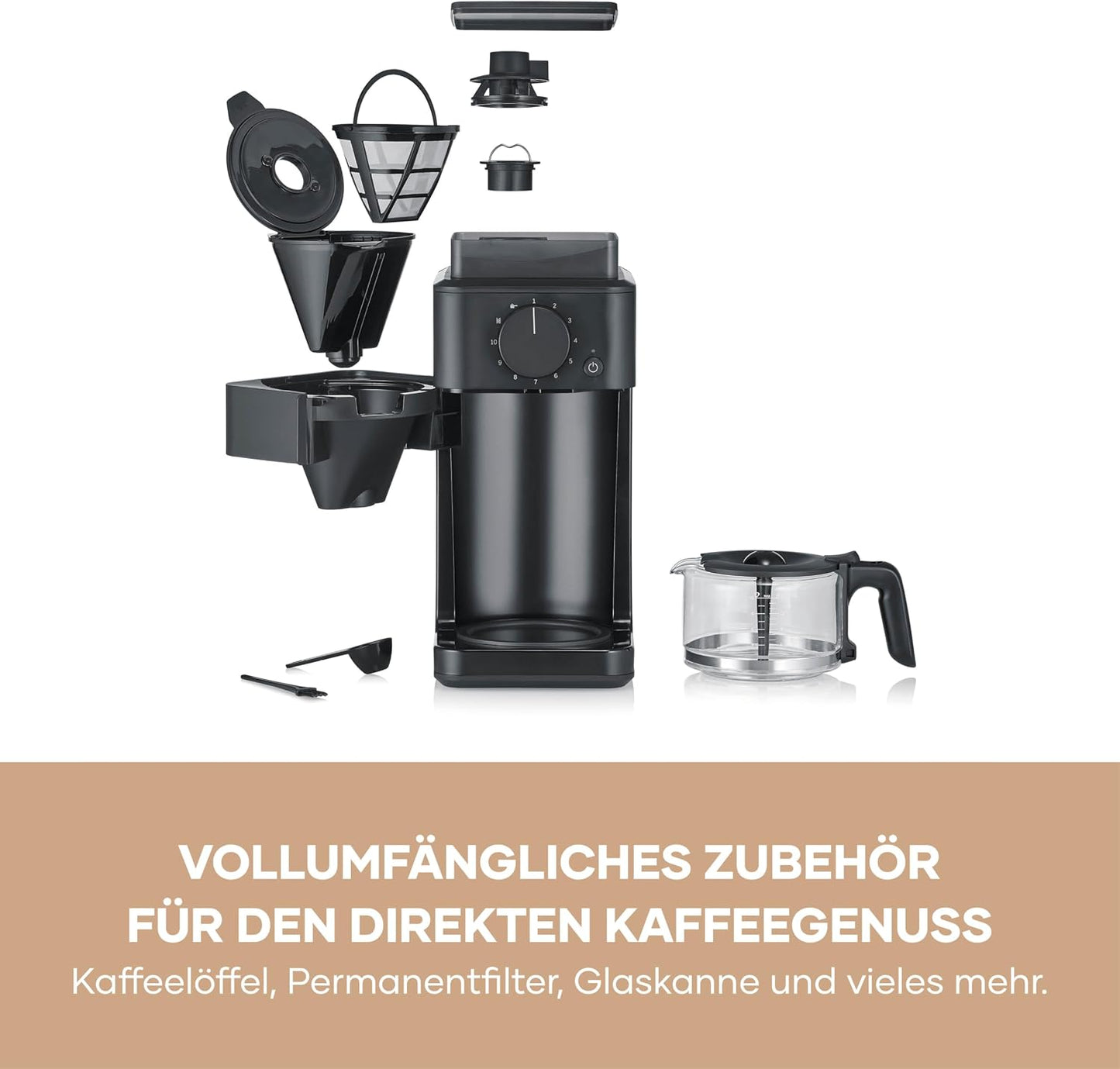 KA 9215 Filterkaffeemaschine mit Glaskanne, 10 Tassen