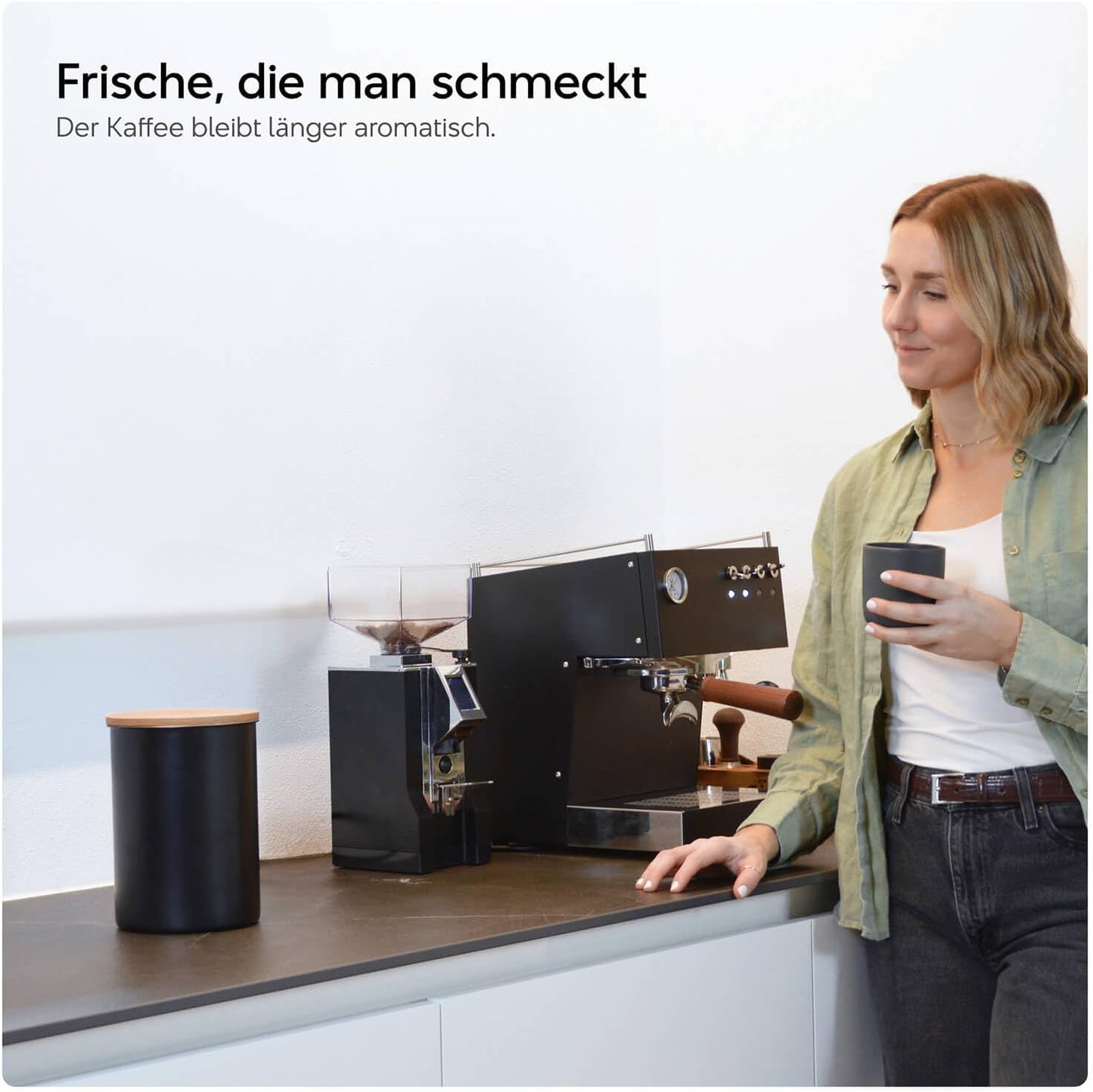Luftdichte Kaffeedose aus Edelstahl 3000 ml