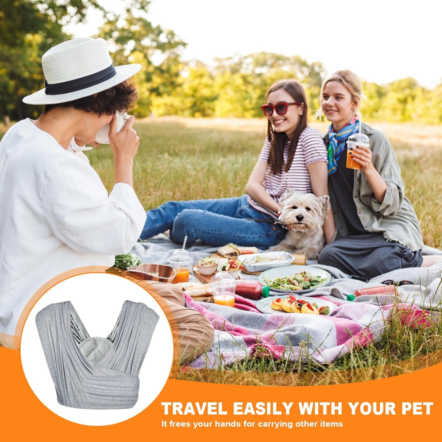 Hundetragetasche mit verstellbarem Schultergurt