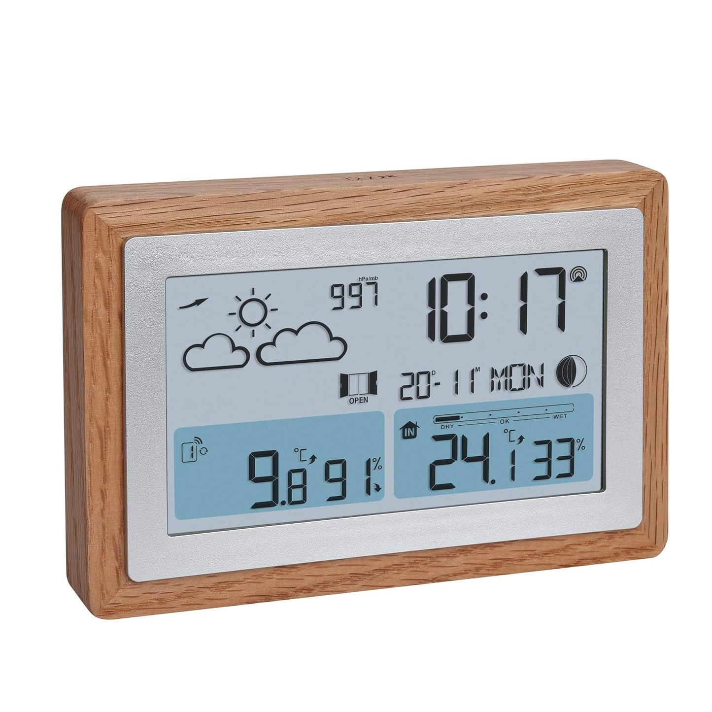 Funk-Wetterstation, ohne Batterien