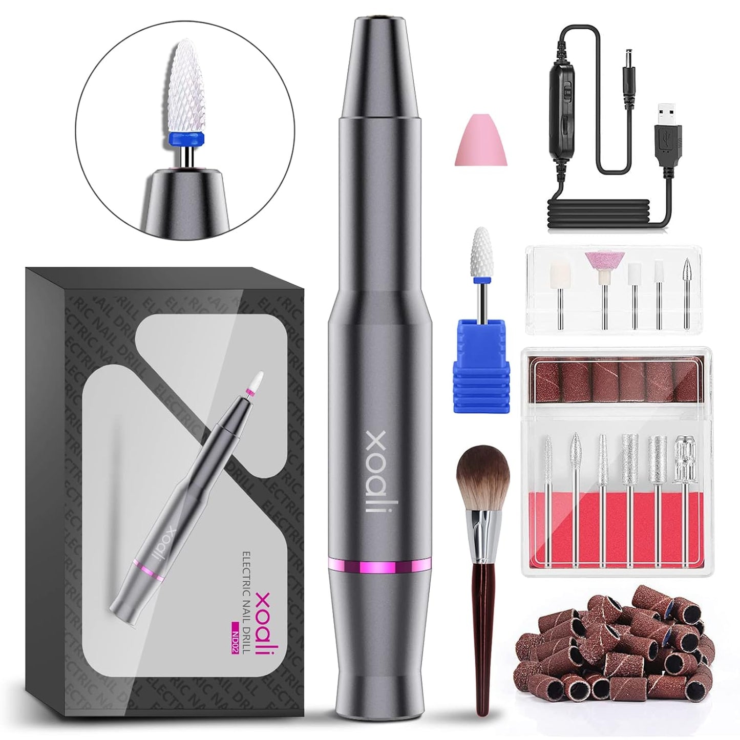Maniküre Set ND02, Grau
