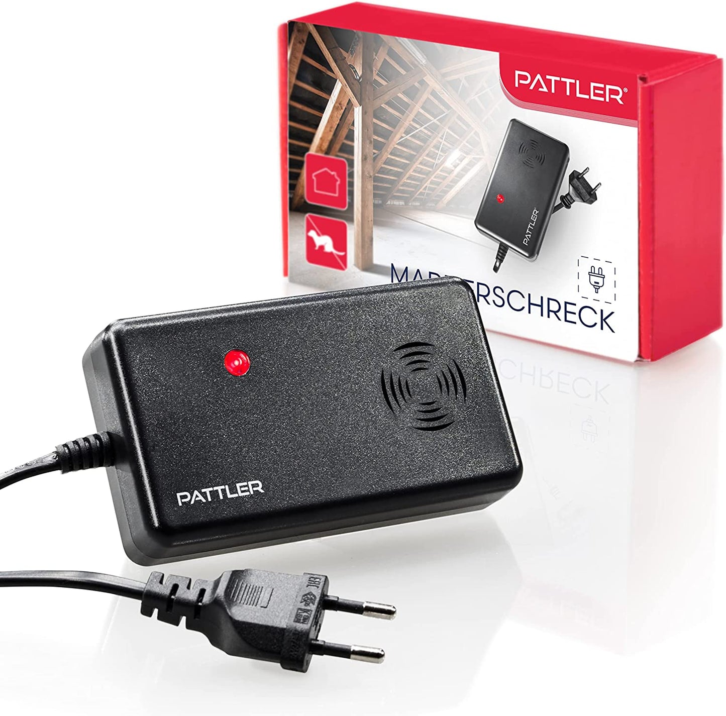 Ultraschall-Marderschreck mit Stecker, Mit Stecker 1