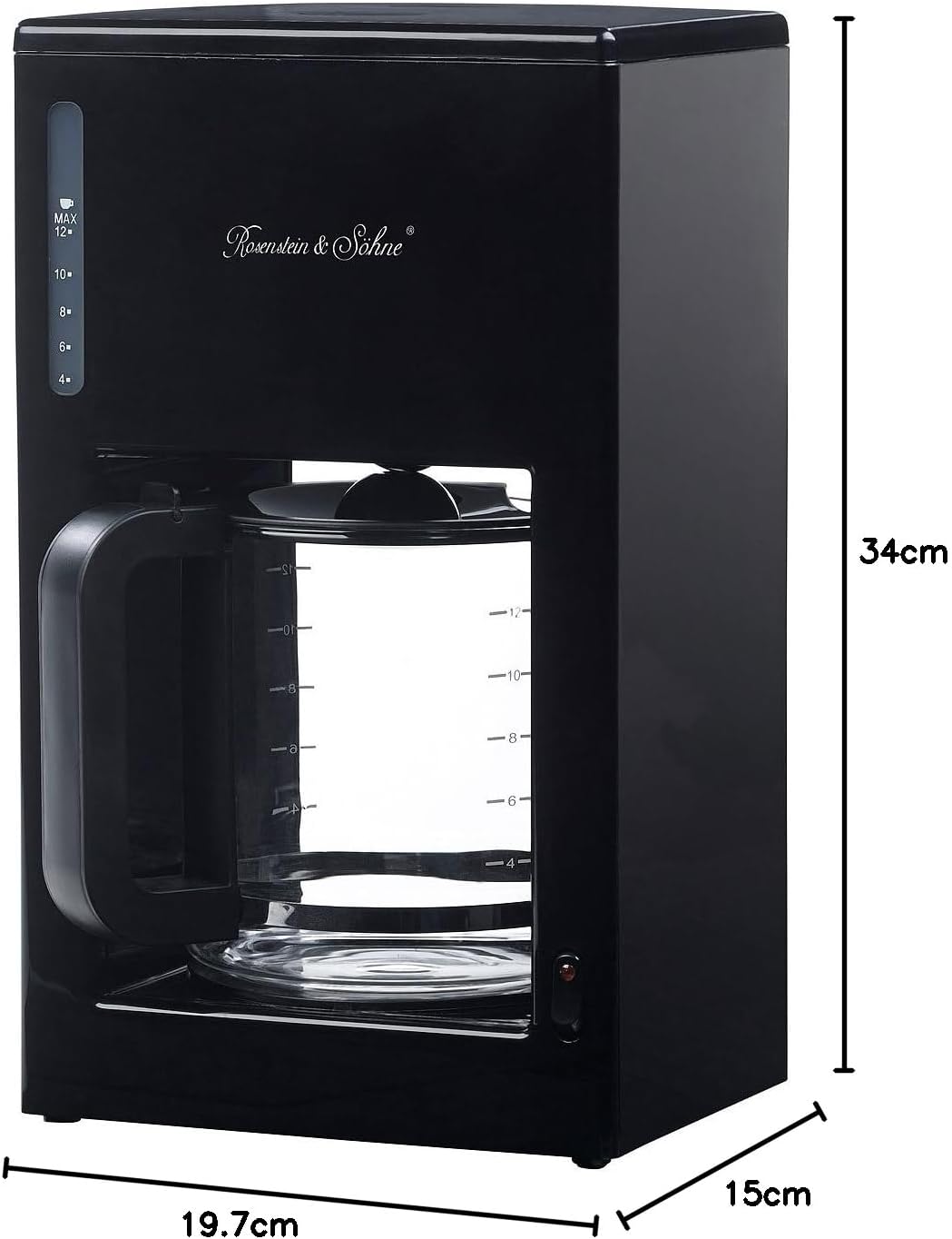 Filterkaffeemaschine für 12 Tassen