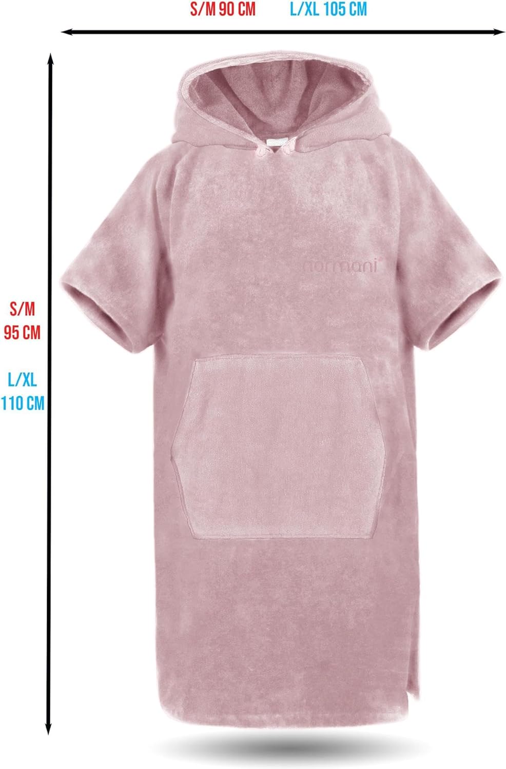 Surfer Poncho, Rosa L-XL