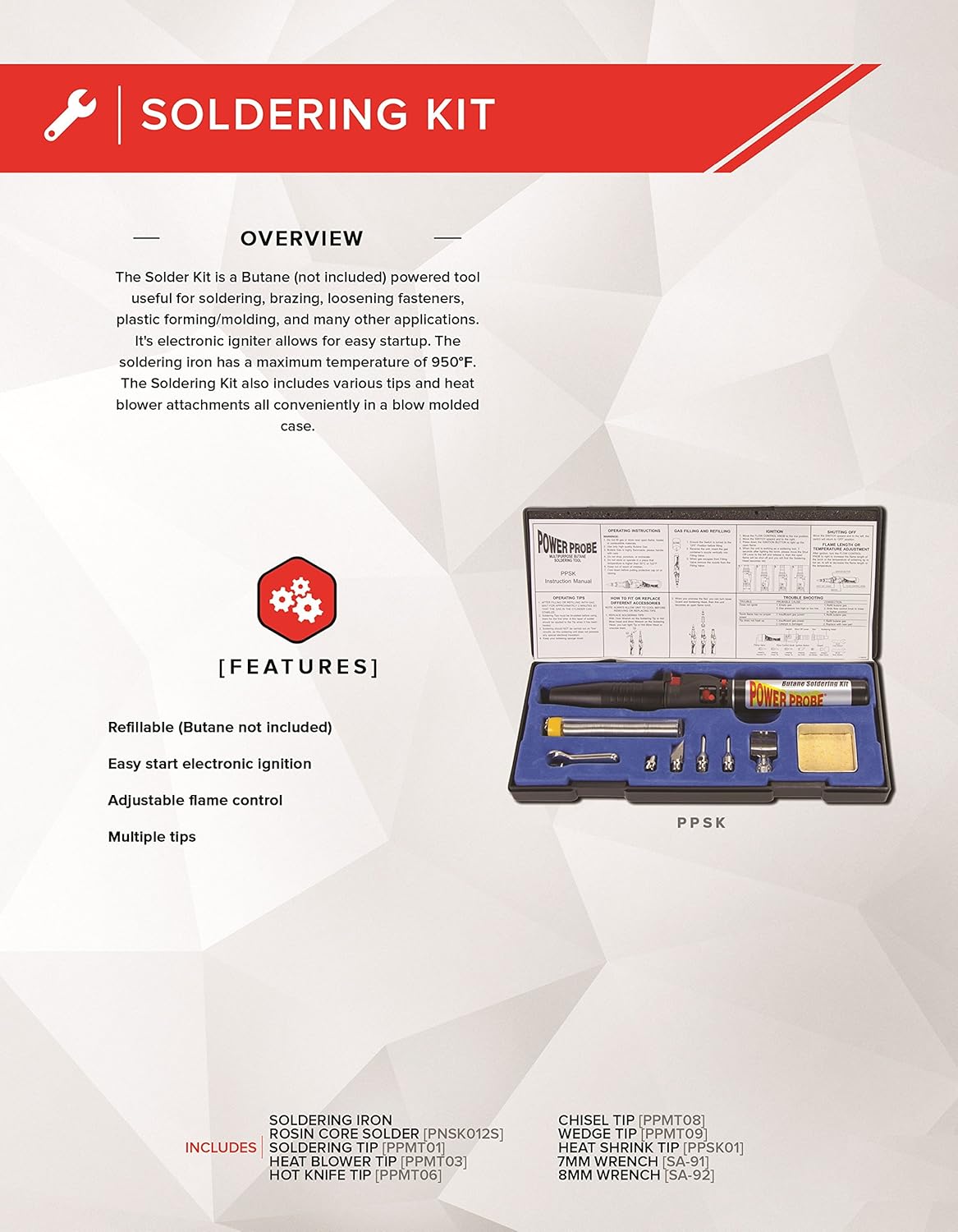 Micro Torch Kit für präzises Löten