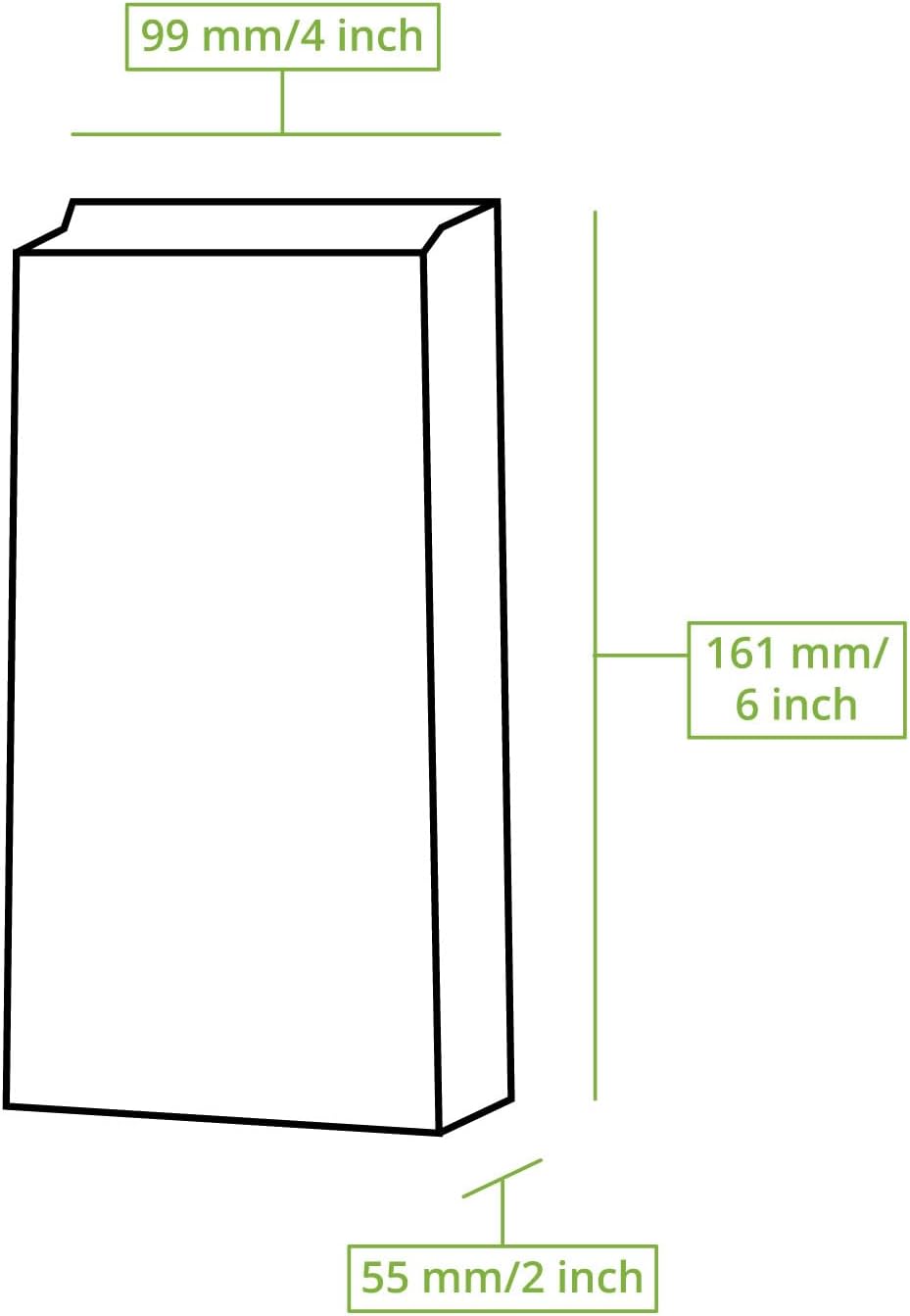 500er Set Kraftpapiertüten, S (500 Stück)