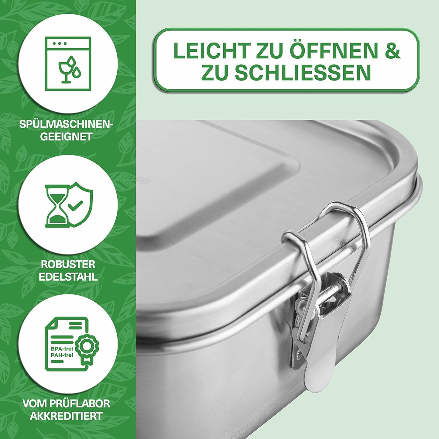 Brotdose mit flexibler Abtrennung, 1400ml, 1400ml