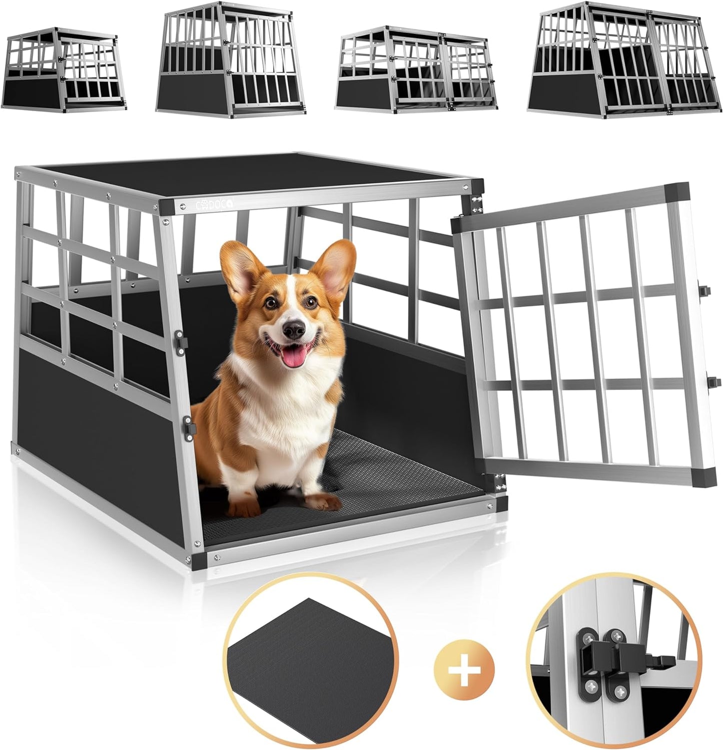 Hundetransportbox, L 70 x B 54 x H 51 cm