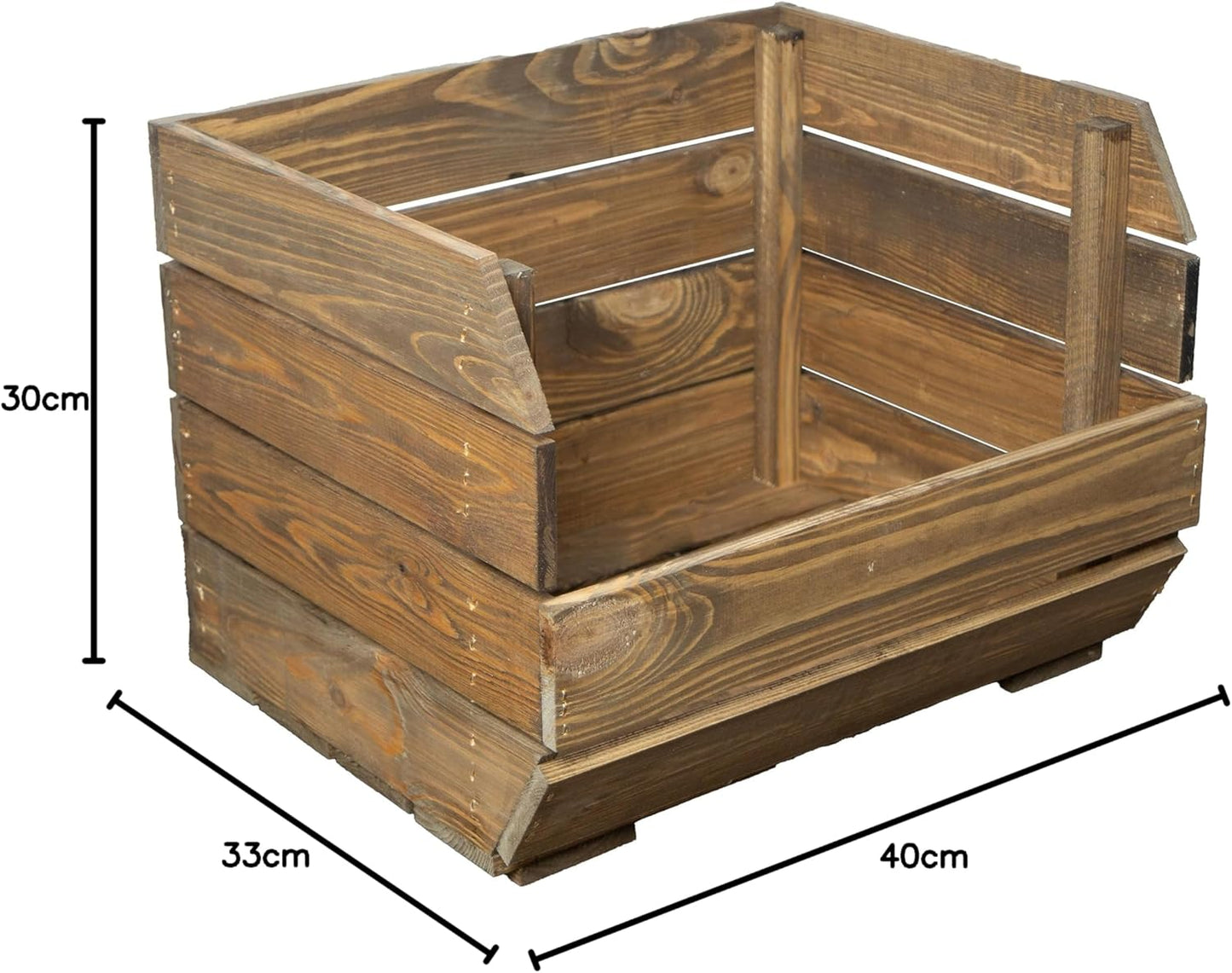 Kartoffelsteige 3er-Set, 3er Set palisander