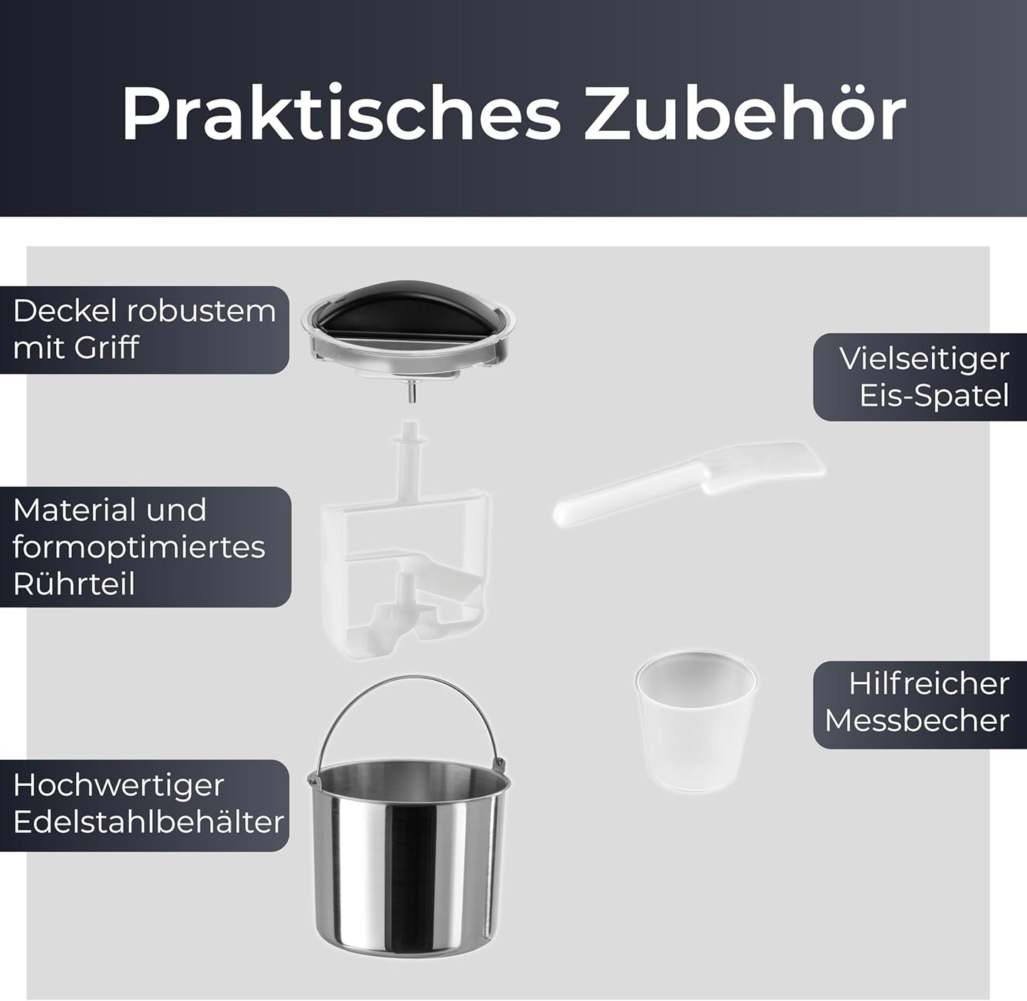 Eismaschine, 1,5L