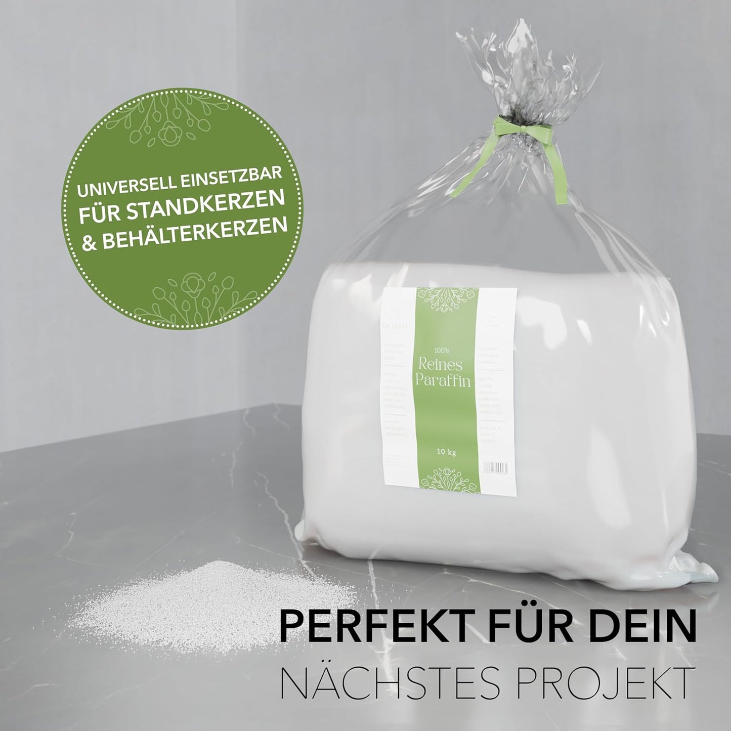 Wachsgranulat für Kerzenherstellung, 10 kg