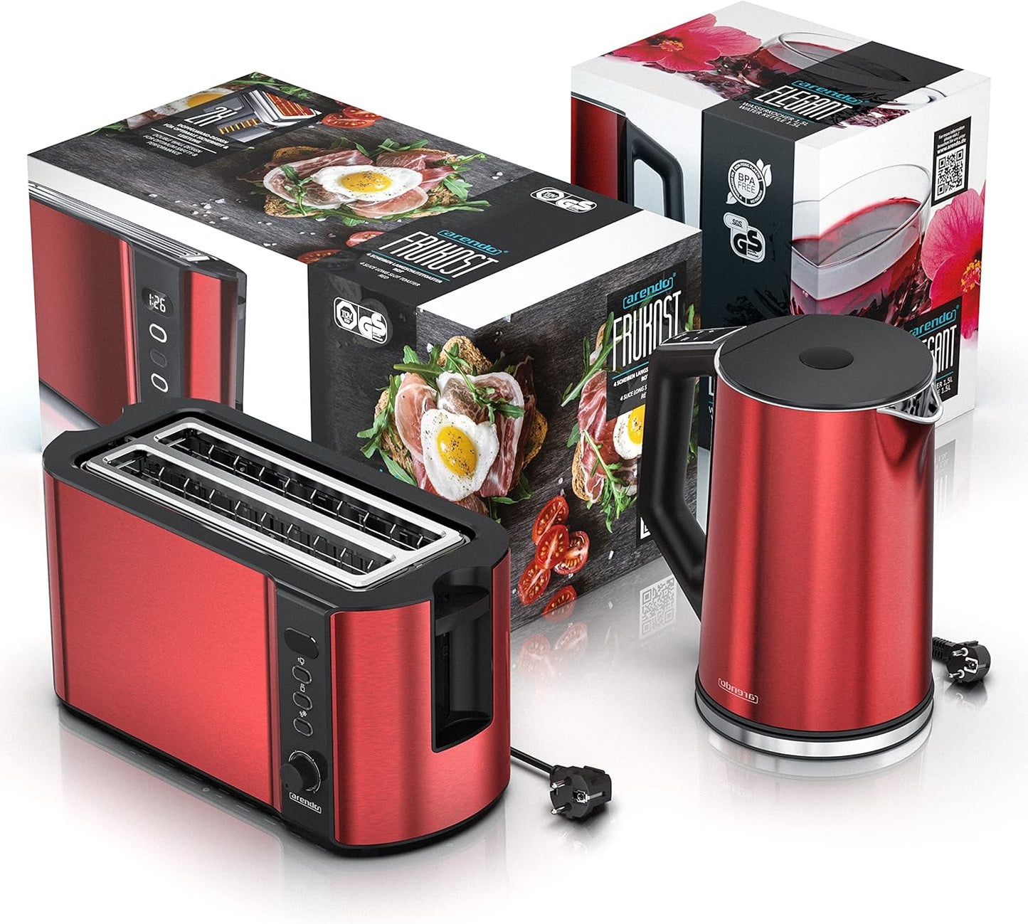 Wasserkocher mit Toaster