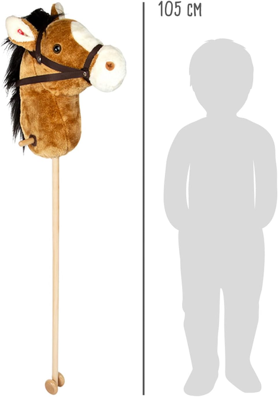 Steckenpferd Nico mit Geräuschen, Steckenpferd Nico