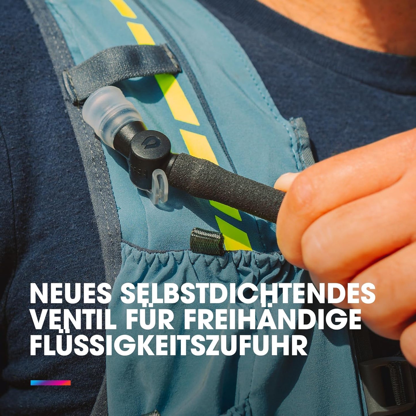 Velocity It Wasserblase für Laufwesten, Clear 2 L