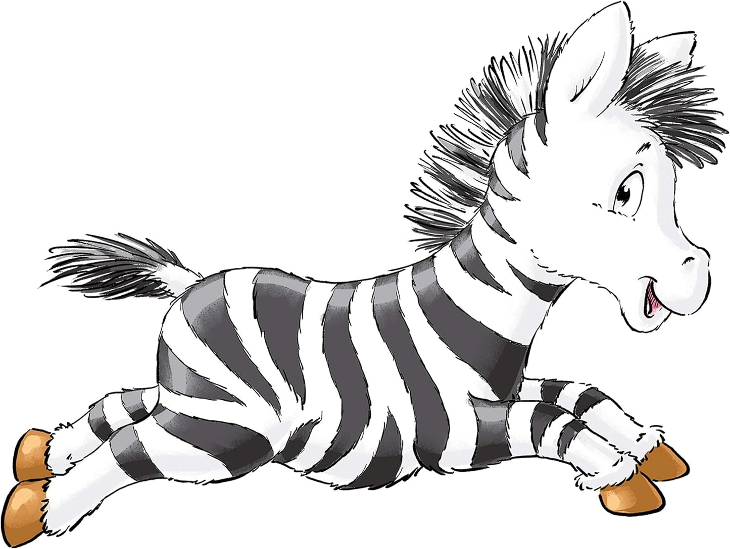 3-teiliges Kindergeschirr-Set - Happy Zoo, Zebra Zoe