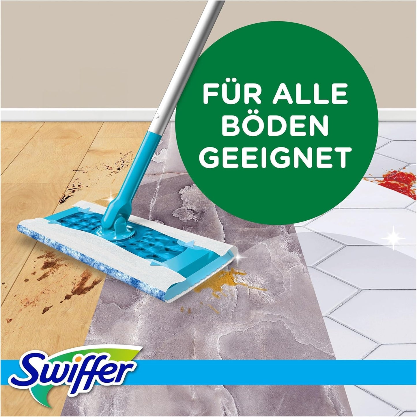 Bodenwischer Nachfüllpackung (60 feuchte Tücher), 60 Tücher (3x20)
