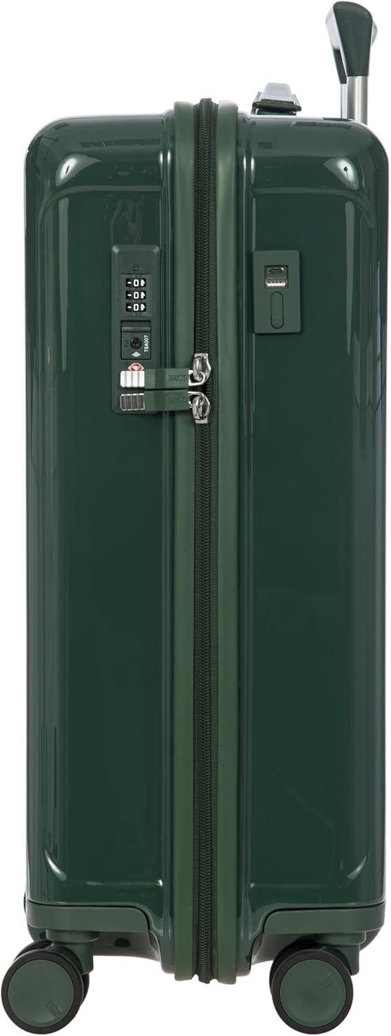 Positano 4 Rollen Kabinentrolley 55 cm, Emerald Green