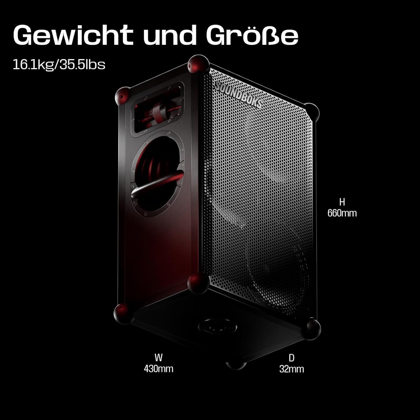 Bluetooth Performance-Lautsprecher 4, Schwarz