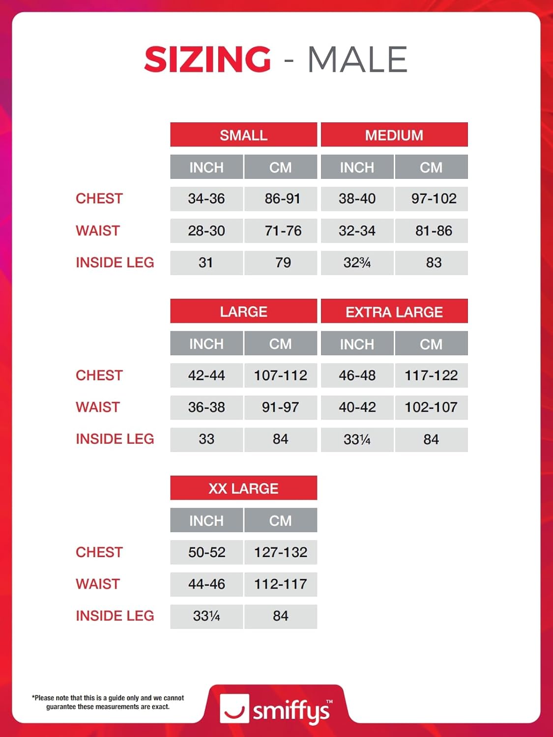 Rocky Horror Show Kostüm-Set, Large (Chest 42-44)