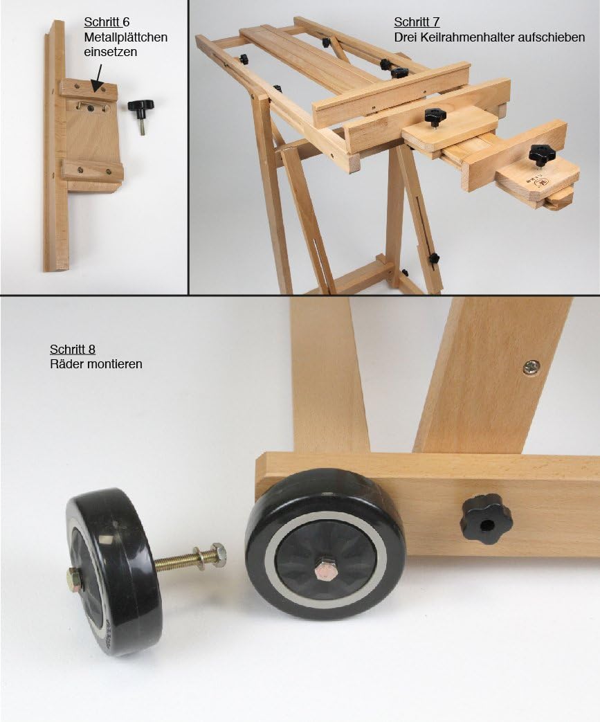 Atelier-Staffelei 131 für Keilrahmen