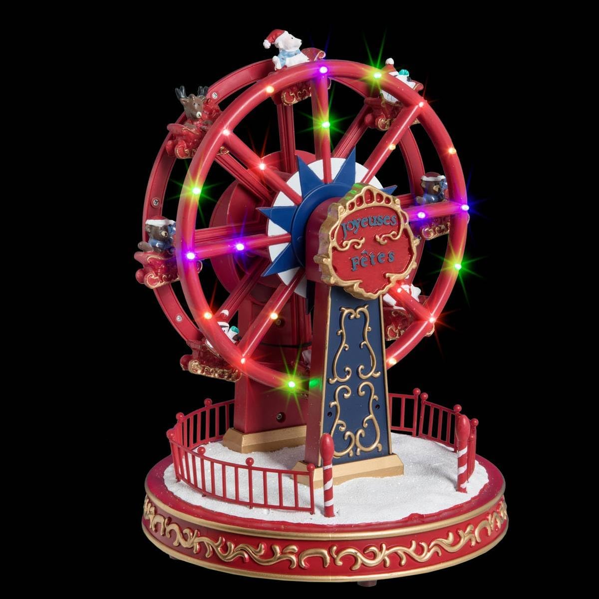 Weihnachtskarussell "Riesenrad", cm, Rot