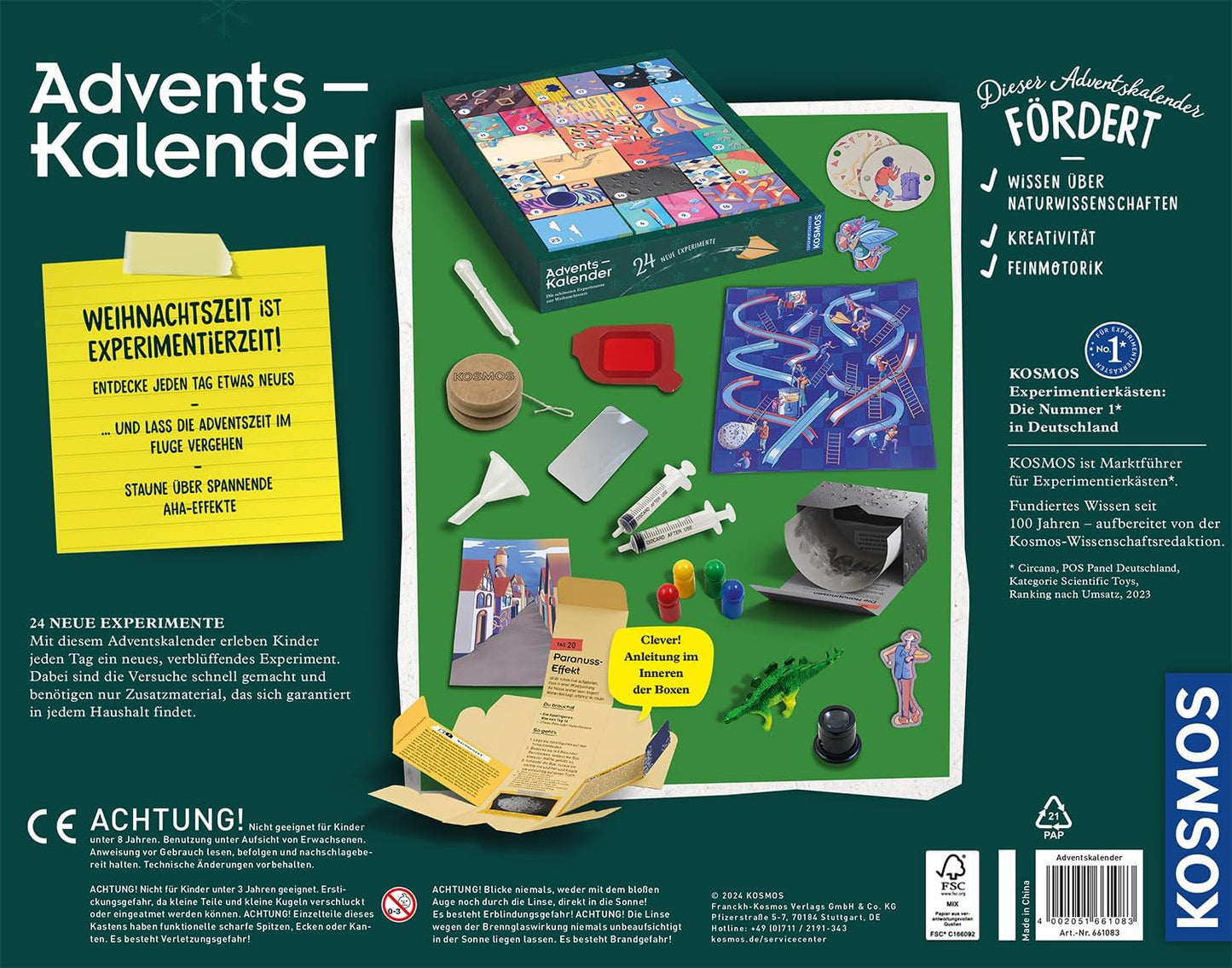 Die schönsten Experimente zur Weihnachtszeit - Adventskalender