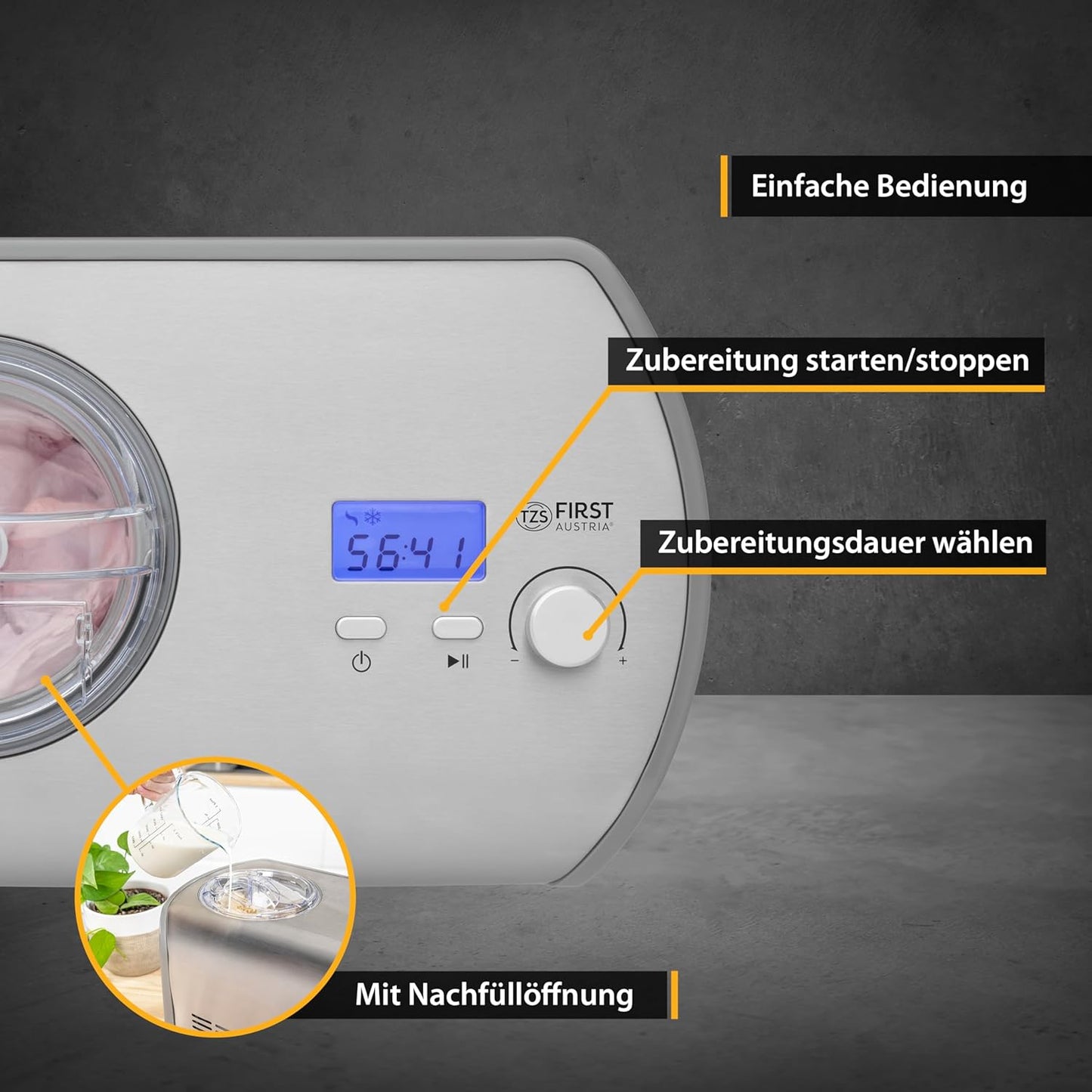 Eismaschine mit Kompressor