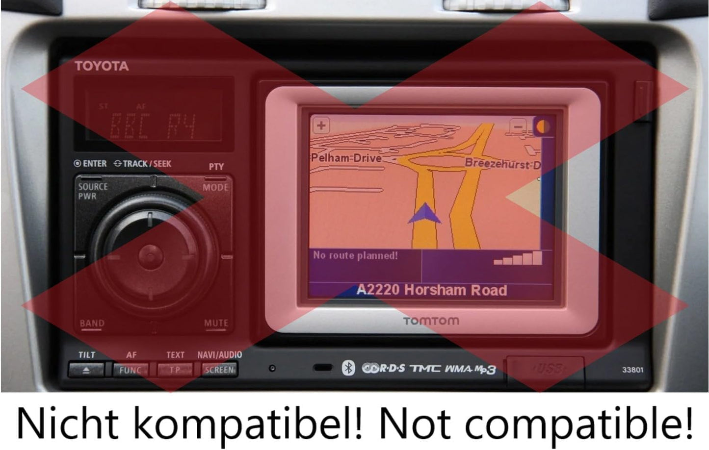 Bluetooth Audio Freisprech Adapter für Toyota/Lexus, 5+7 Stecker (bis ca. 2003)