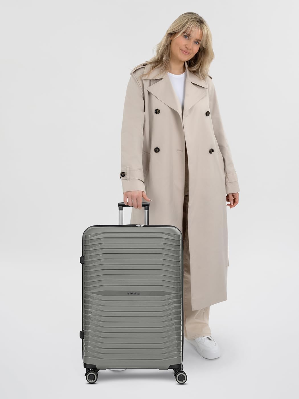 Shine 4 Rollen Trolley 76 cm, Grey / Koffer L (76 cm)