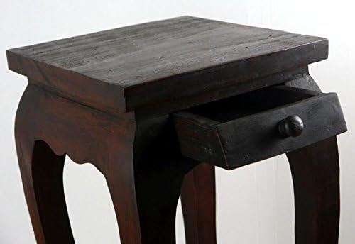Opiumtisch aus Massivholz