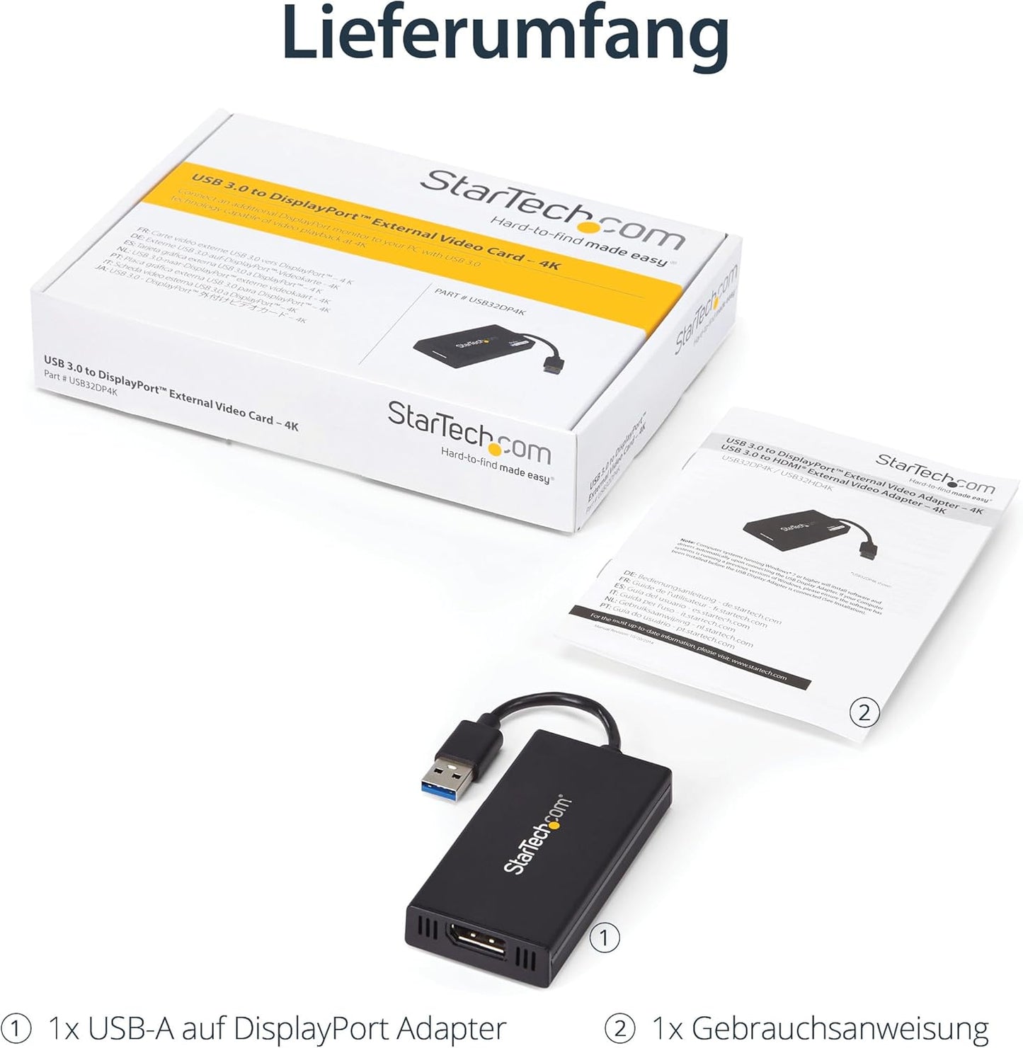 USB 3.0 auf DisplayPort Adapter 4K