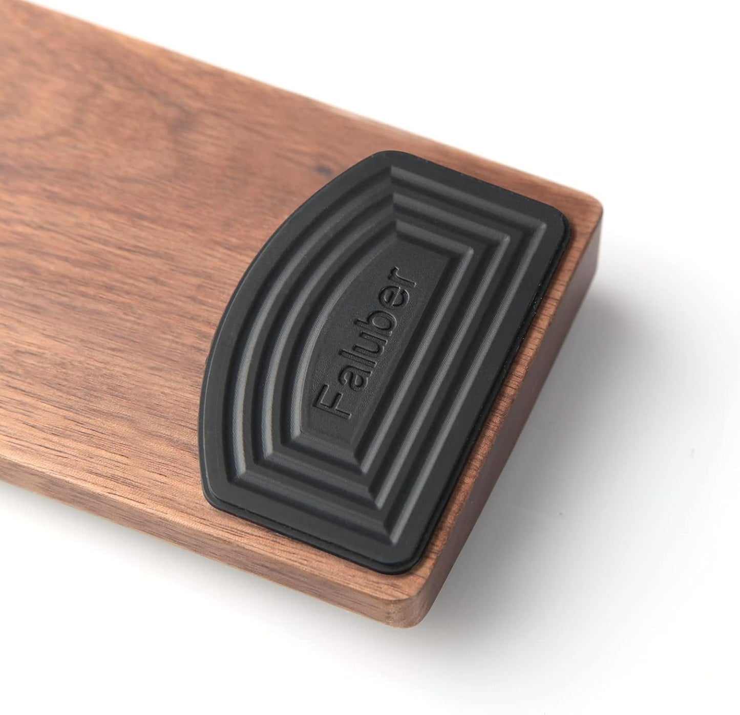 Handballenauflage aus Holz für Tastaturen, Walnussholz Medium