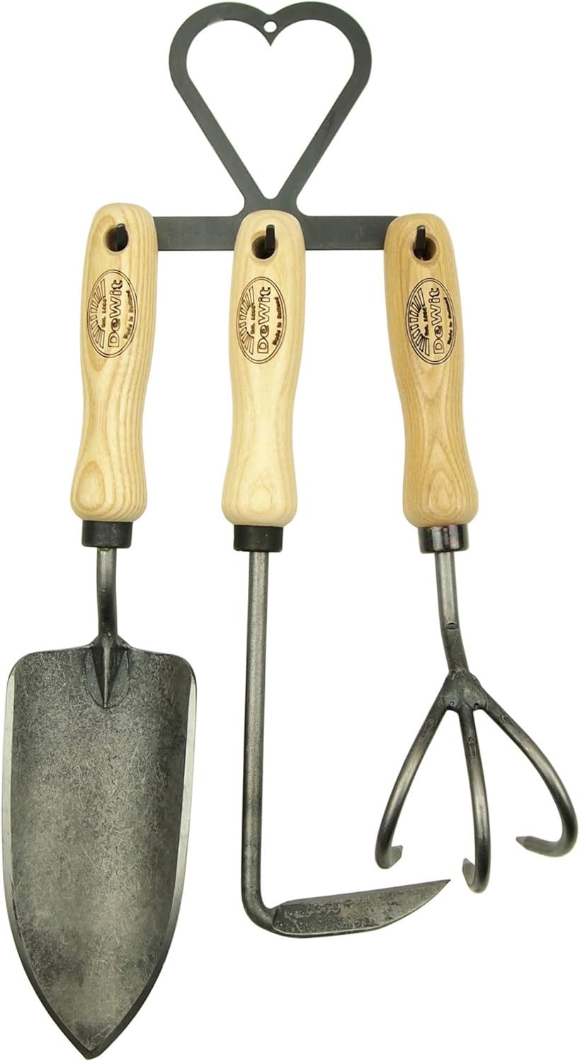 4-teiliges Gartenwerkzeug-Set zum Aufhängen