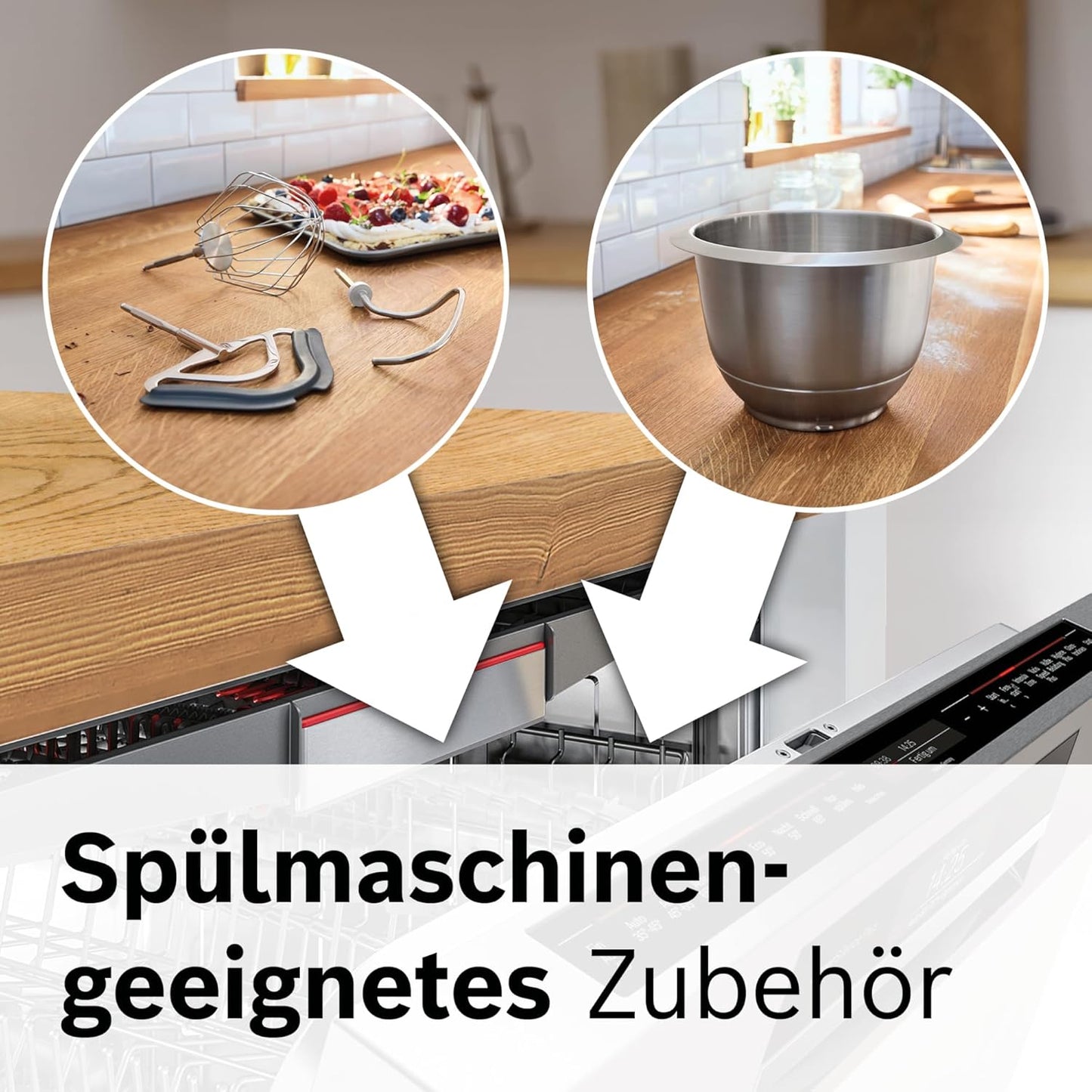 Küchenmaschine MUM5 mit Waage und Zubehör (1000 W), Dunkelrot / Silber 2 Zubehöre Single