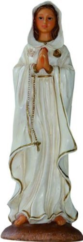Madonna Rosa Mystica Statue, handbemalt