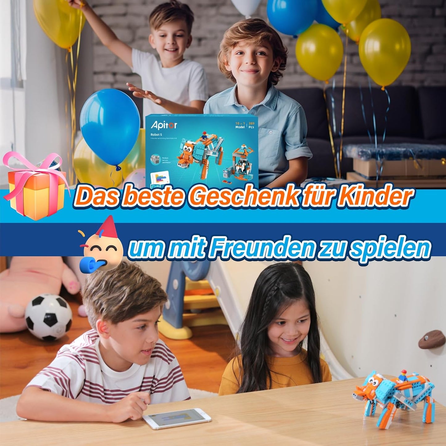 Robot S 10-in-1 Roboter mit App-Fernbedienung, Robot S