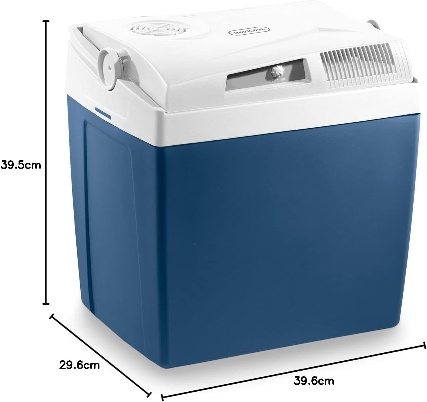 ME24 Auto-Kühlbox mit Doppellüfter-System, 23 L Blau
