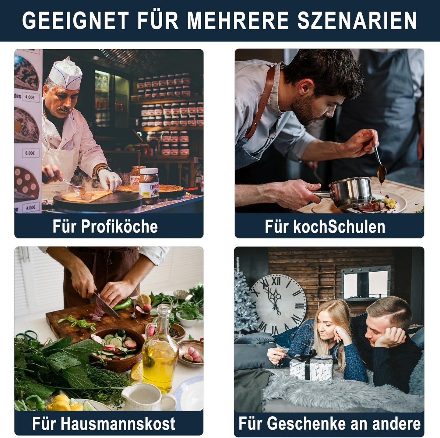 Küchenmessertasche, Khaki