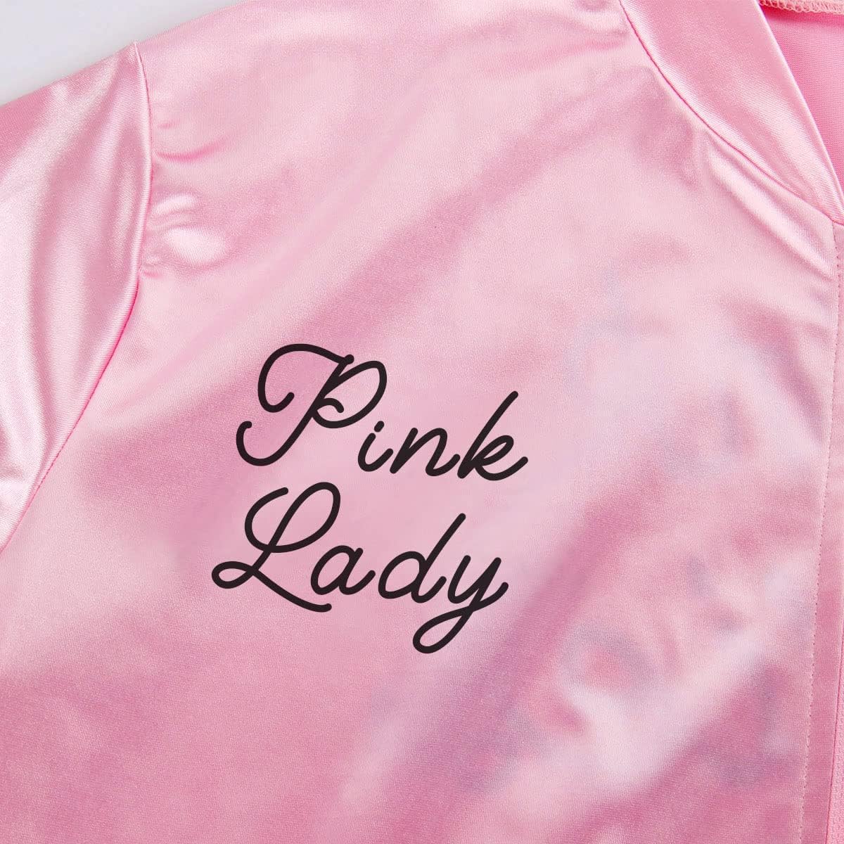 Retro-Damenkostüm Jacke Pink Lady