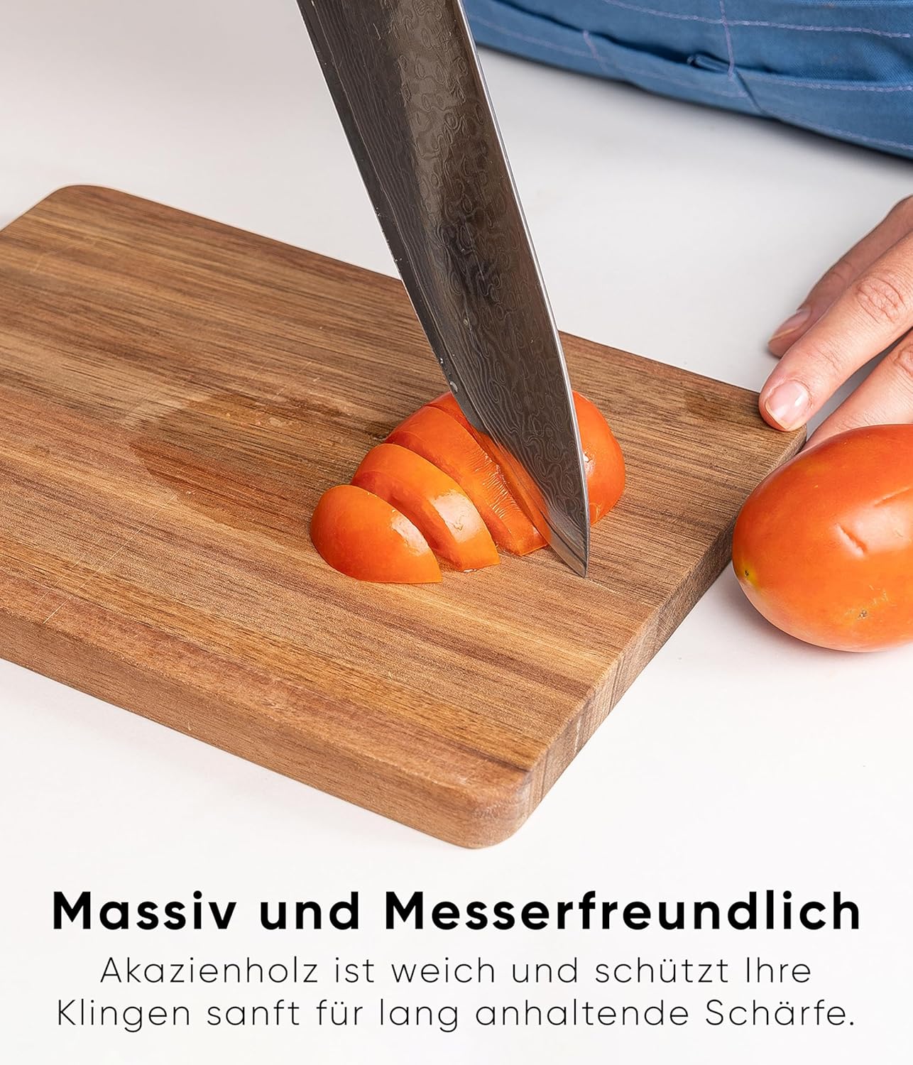 Vesperbrett-Set, 6er Set, Akazienholz