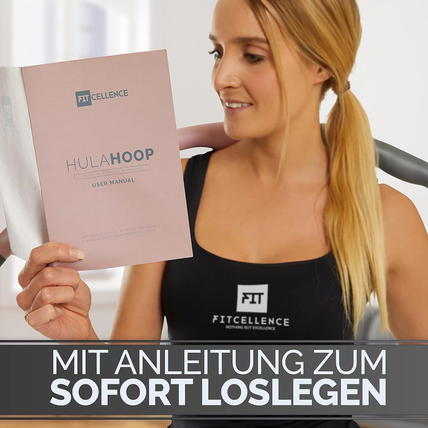 Hula Hoop Reifen für Erwachsene mit 90 cm Durchmesser