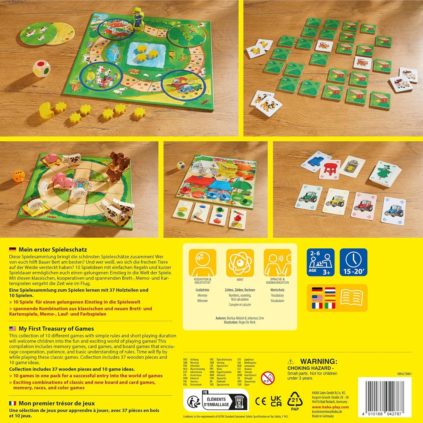 Grosse Spielesammlung für Kinder ab 3 Jahren, Single